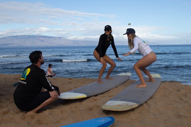 Group Surf Lessons from Kaanapali Beach - What happens during the 90-minute lesson