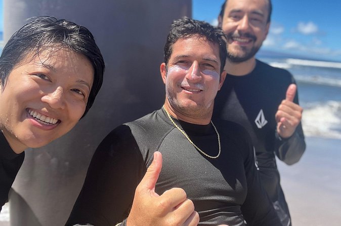 Group Surf Lessons in Lahaina, Maui - About an hour of practice in the water