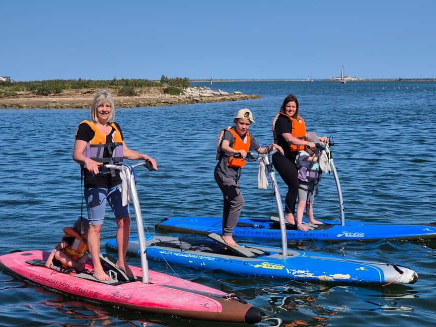 Gruissan: aquastepper rental (a mix of paddleboarding and stepper) - Why the stable board matters