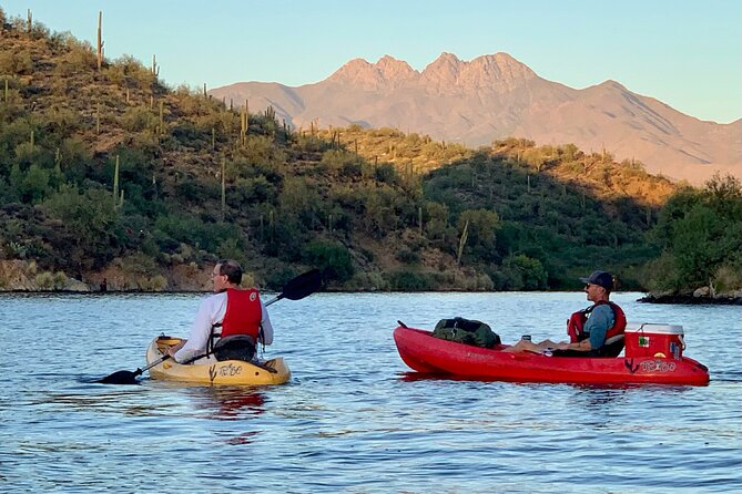 Guided 2.5 Hours Kayaking & Paddle Boarding on Saguaro Lake - The value of $123.53 per person