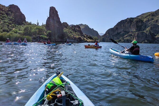 Guided 2.5 Hours Kayaking & Paddle Boarding on Saguaro Lake - Kayak or paddleboard: choosing your ride