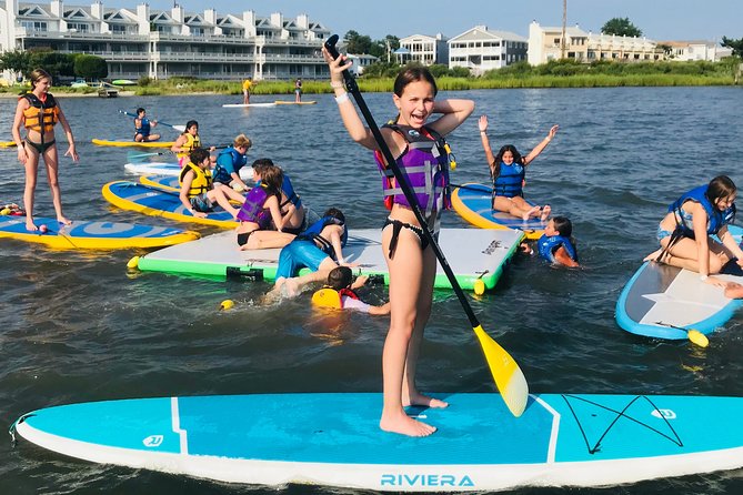 Guided Paddleboard Excursion on Rehoboth Bay - Paddling through the Rehoboth Bay salt marsh