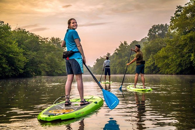 Guided Paddleboard Tour Through Asheville's River Arts District - Learning the strokes before the river opens up