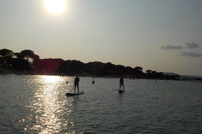 Guided stand up paddle (SUP) lesson and tour - Paddling from Karydi to Aphrodite Beach