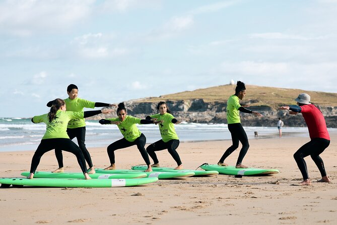 Half-Day (2hr) Surf Experience in Newquay - Beginners & Improvers - Learning to surf beside Newquay’s Atlantic waves