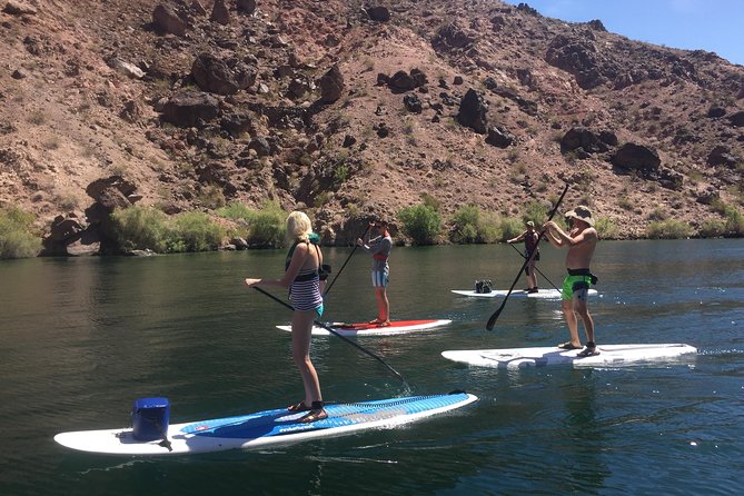 Half-Day Colorado River Paddleboard Trip - Paddling toward the River Gauger’s Historical Homesite