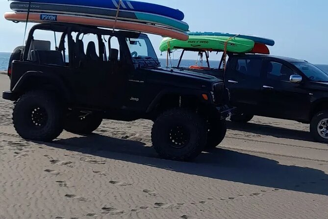 Half Day Sandboarding and Paddleboarding Experience in La Paz - Learning to sandboard on the first dune