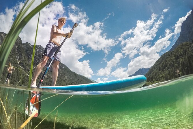 Half Day Stand-up Paddle Boarding (SUP) trip on Lake Predil - A calm start with a useful lesson
