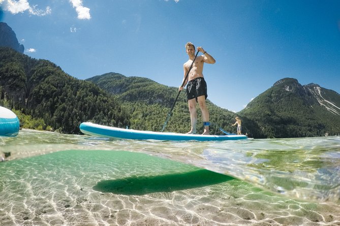 Half Day Stand-up Paddle Boarding (SUP) trip on Lake Predil - Paddling Around Lake Predil for 90 Minutes