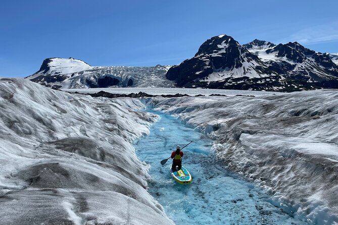 Helicopter and Glacier Paddle Boarding -PRIVATE - Why the private format earns some of the high cost