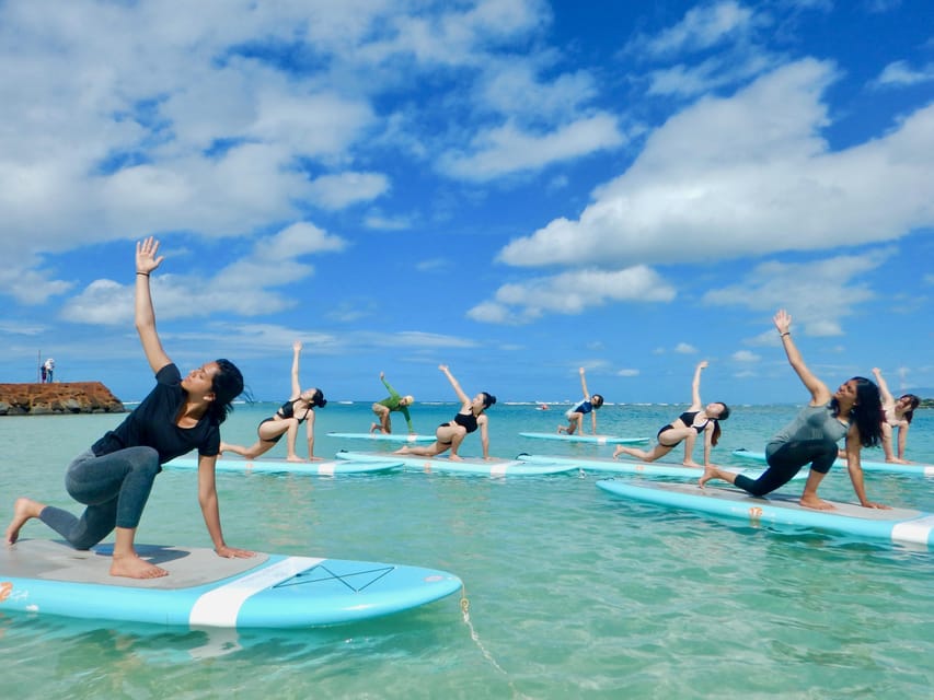 Honolulu: SUP (Standup Paddleboard) Yoga Class - A floating savasana to close the class
