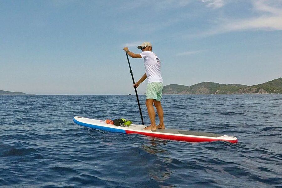 Hvar: Stand Up Paddle Board Rental - Your first strokes in a protected bay