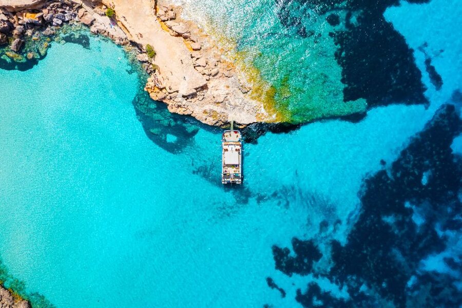 Ibiza: Beach Hopping Cruise w/ Paddleboard, Food, & Drinks - Key points at a glance