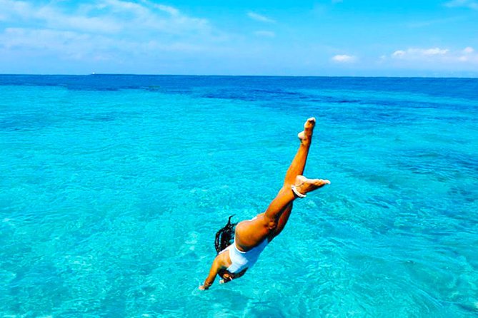 Ibiza Beach Hopping Cruise with Paddleboards, Drinks and Food 6h - The open-water stop is the most active part
