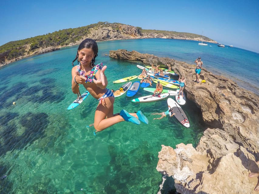 Ibiza: Stand-Up Paddle Boarding Trip to Secret Caves - From SUP Ibiza to the beach