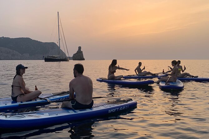 Ibiza Stand Up Paddle Surf Sunset Tour - Watching the sunset from the water