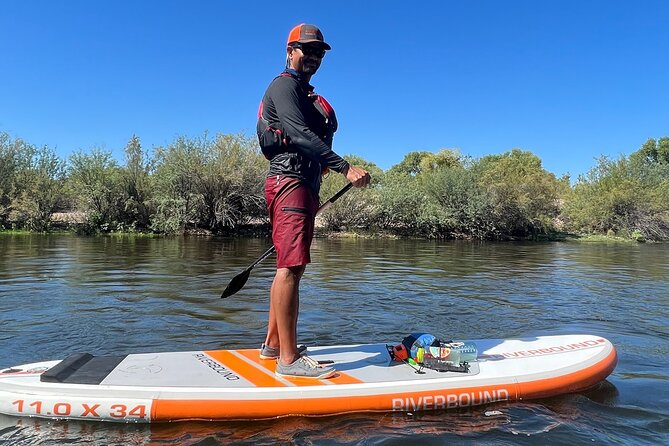 Inflatable Paddleboard Full-Day Rental - Transportation required - The Lower Salt River and its wild horses