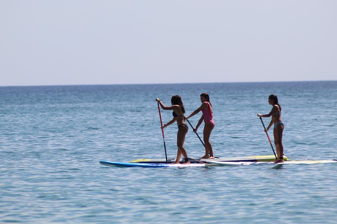 Initiation or journey in Stand Up Paddel (SUP) in El Campello (Alicante) - Equipment, clothing, and practical comfort