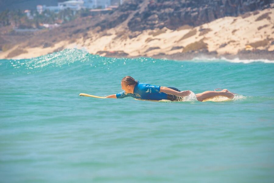 Intermediate & Advenced Surf Course in Fuerteventura's south - What the lesson looks like on the sand