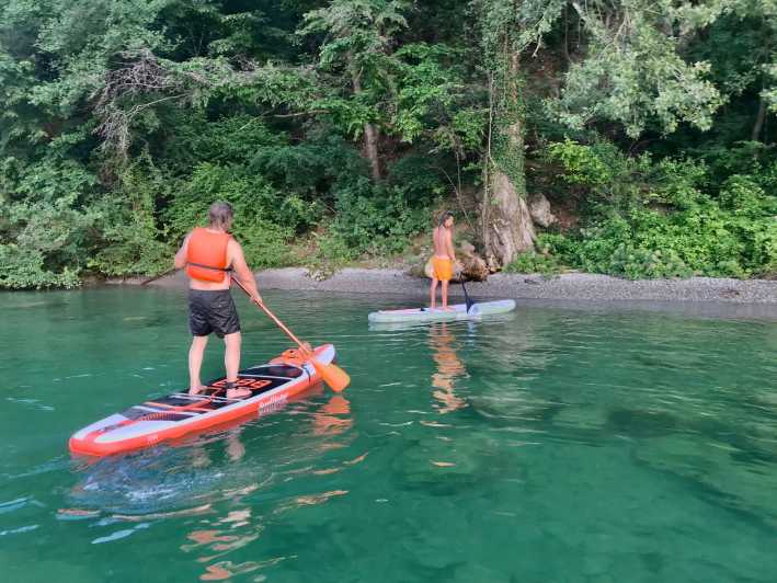 Iseo Lake: rental of paddle boards - The first minutes on the board