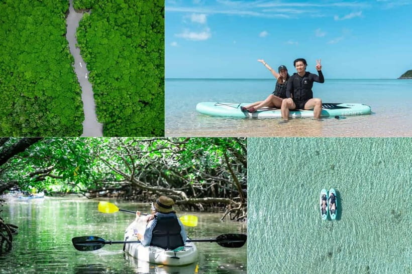 Ishigaki:Mangrove&Sea SUP/Kayak Tour with SLR&Drone footage - Learning SUP or kayak basics before the water