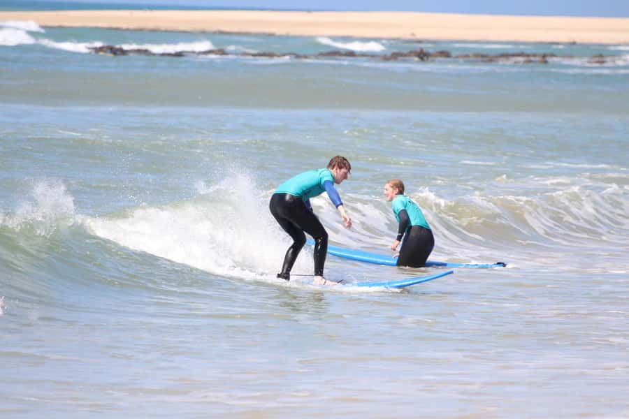 Jeffreys Bay: Learn to Surf Group Lesson - How the ocean can change your lesson