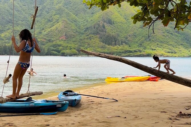 Kahana Bay River to Ocean: Kayak and Stand Up Paddle Board Rental - Reaching the point where river meets ocean