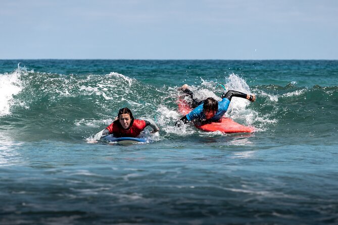 Kalufa Surf School in Caleta de Famara, Lanzarote - The first minutes: welcome, wetsuits, and a warm-up