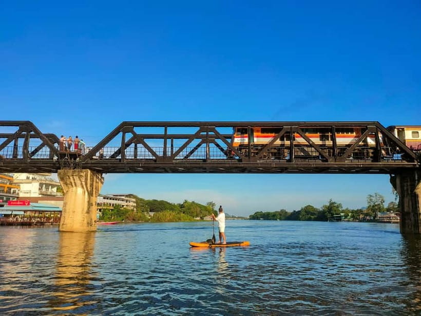 Kanchanaburi: River Kwai Stand-Up Paddleboarding Tour - Paddling beneath the River Kwai Bridge