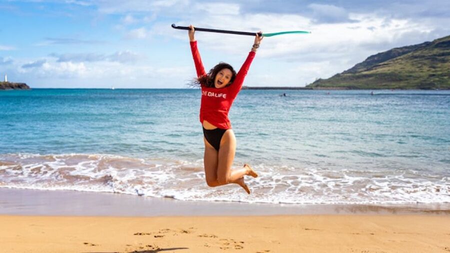 Kauai: Outrigger Canoe Surfing - The 45-minute plan at Kalapaki Bay