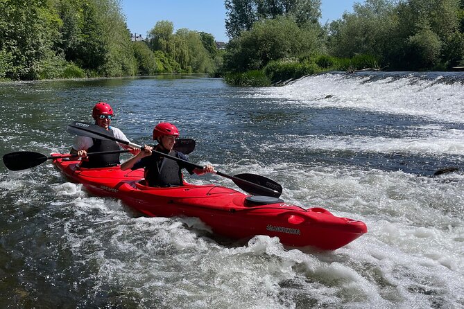 Kayak and SUP Tours Kilkenny - Reaching Greens Bridge weir