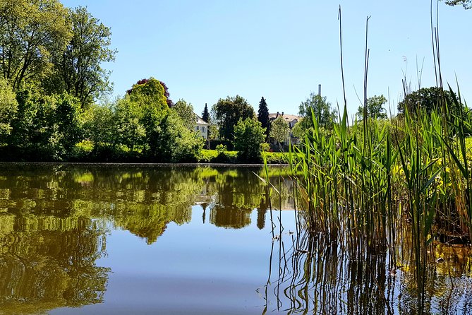 Kayak or SUP tour on the water through Saarbrücken - Reaching Bürgerpark and the turn near Burbach