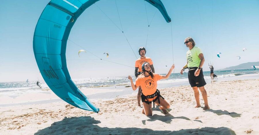 Kitesurfing in Tarifa - Why Tarifa works for a first kitesurfing lesson