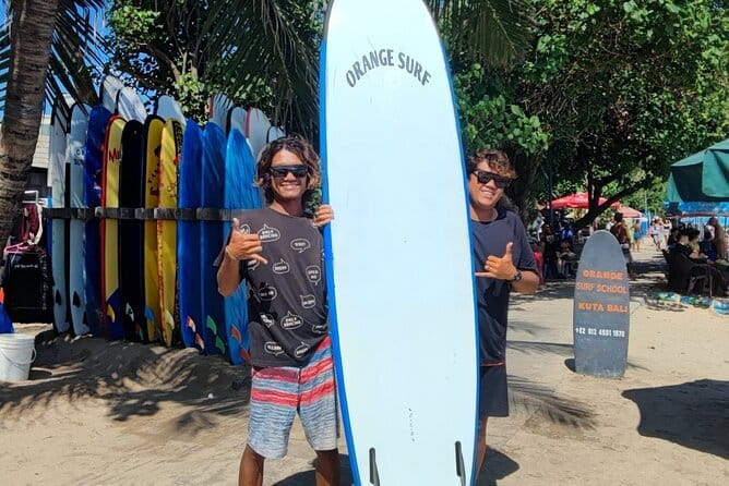 Kuta Beach Bali, 1 on 1 Surfing Lesson Orange Surf Bali - Key points about the Orange Surf Bali lesson