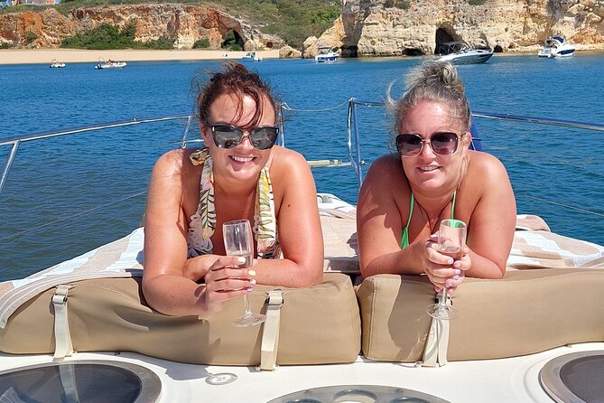 Lagos Private Boat Trip with Drinks, Snacks, Paddleboards Kayak - An hour at anchor for swimming and paddleboarding