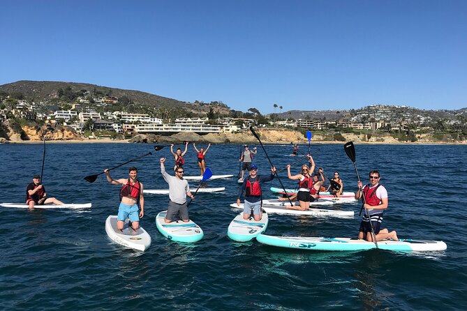 Laguna Beach SUP Lesson and Tour - Paddling north through Laguna Beach’s marine reserve