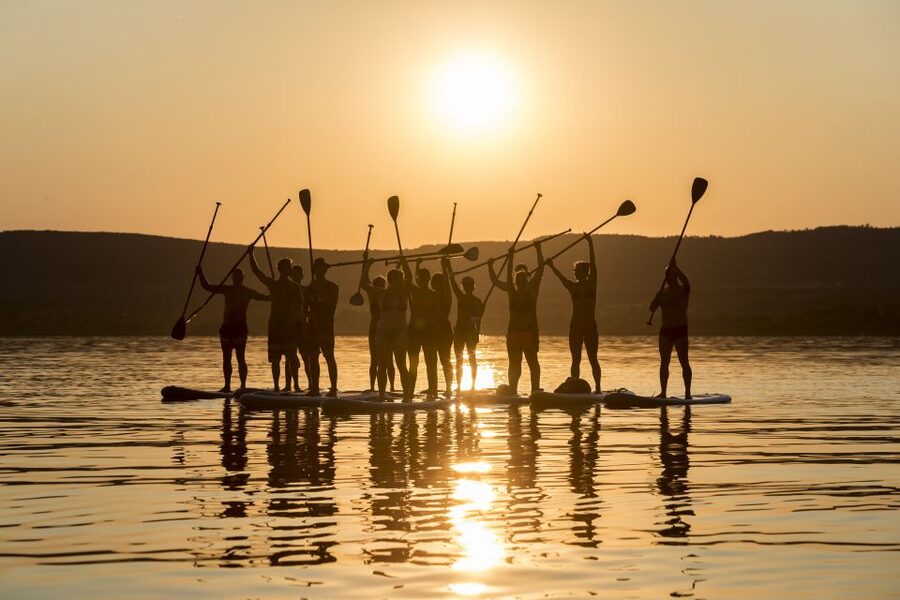 Lake Balaton: Sunset SUP Tour along the Tihany National Park - Key points at a glance