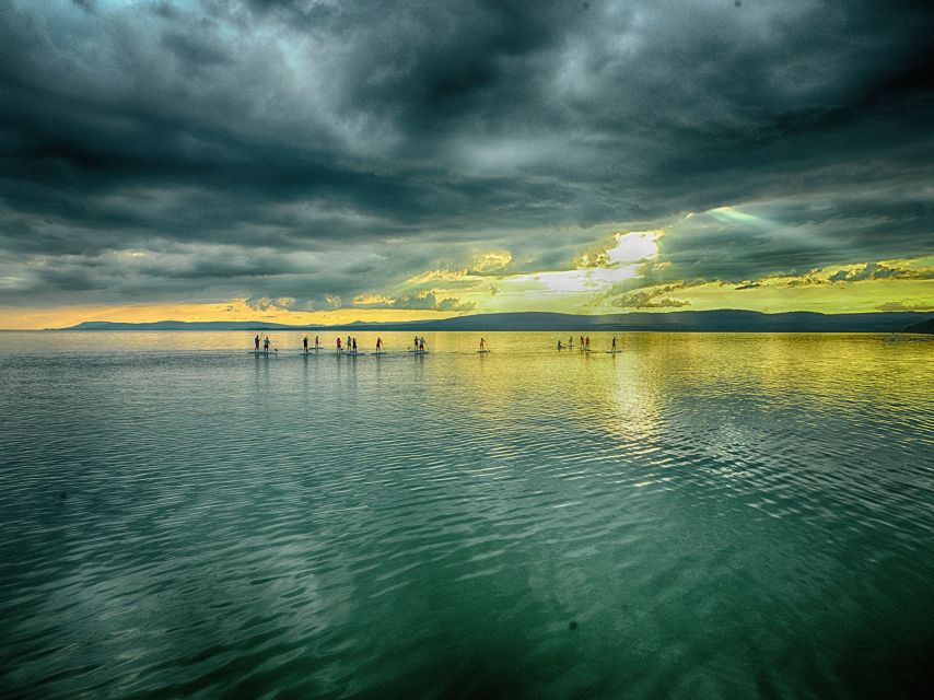 Lake Balaton: Sunset SUP Tour along the Tihany National Park - Paddling beside the reeds in Tihany National Park