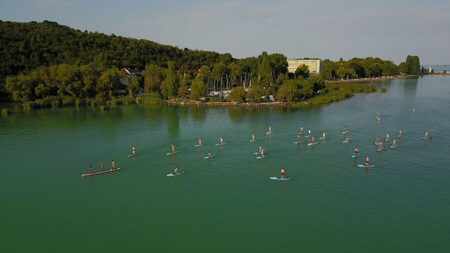 Lake Balaton: Sunset SUP Tour along the Tihany National Park - The sunset portion and the chance to swim