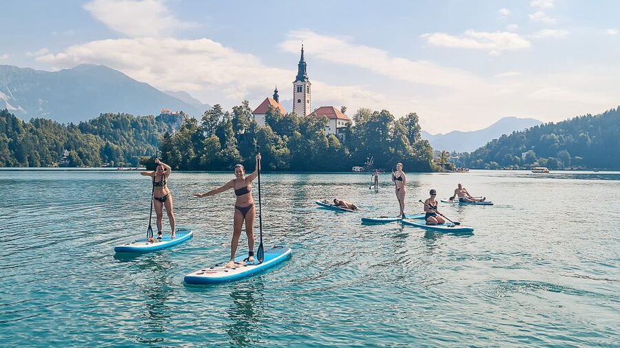 Lake Bled Stand-Up Paddle Boarding Tour - Why Lake Bled looks different from a paddleboard