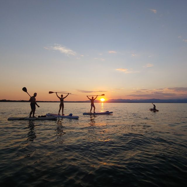 Lake Garda: Stand-Up Paddleboard Sunset Experience - The short lesson for first-time paddlers