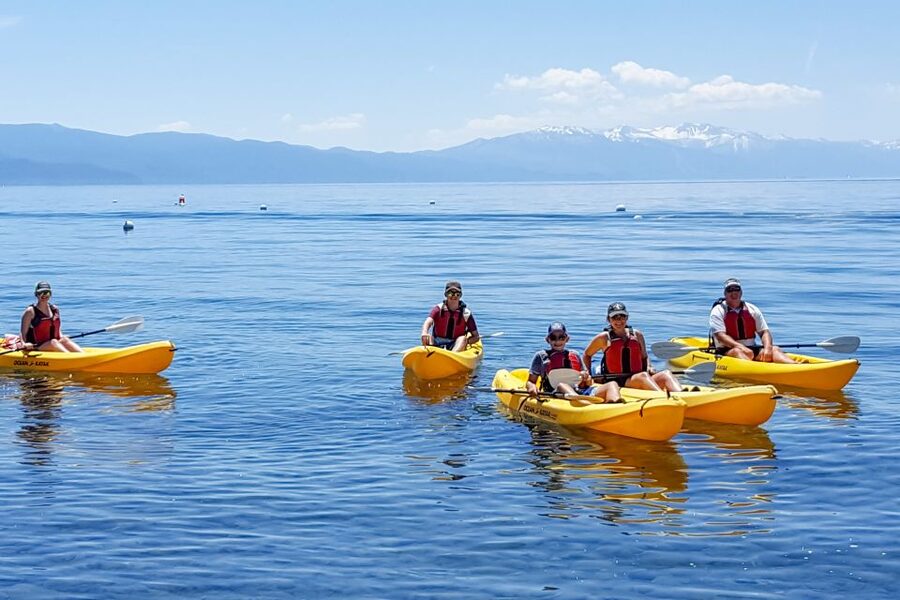 Lake Tahoe: Discover Kayaking or Paddleboarding Tour - Stories about nature and people around the lake