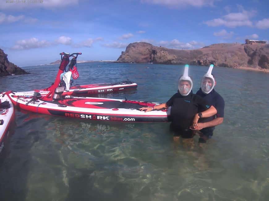 Lanzarote: Electric Paddle Surf and Snorkel Excursion at Papagayo Beach - Guide support and languages