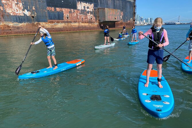 Learn to Paddle Board on the San Francisco Bay! - Crane Cove, the Dogpatch shoreline, and the Bay