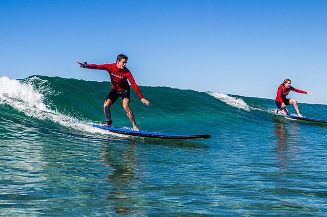 Learn to Surf at Coolangatta on the Gold Coast - Getting fitted with a rash shirt or wetsuit