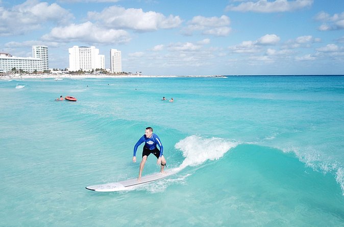 Learn to Surf in 1 Easy Lesson in Cancún - Small group, but not a private class