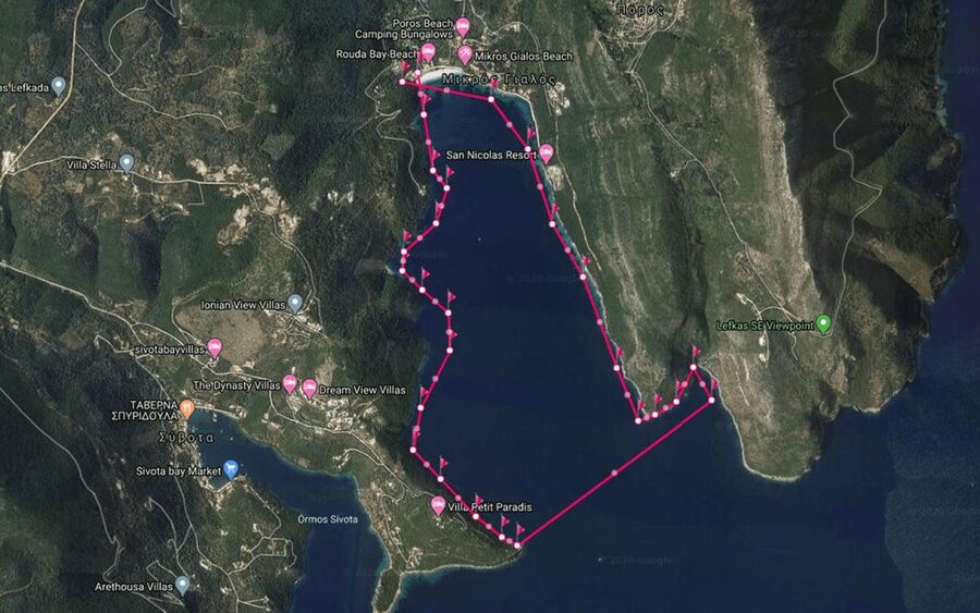 Lefkada: Guided Half-Day Island Stand-Up Paddleboarding Tour - The eastern cape and the paddle home