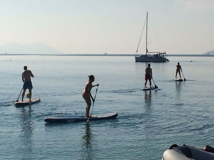 Lefkada: Guided Half-Day Island Stand-Up Paddleboarding Tour - The guides make the beginner experience work
