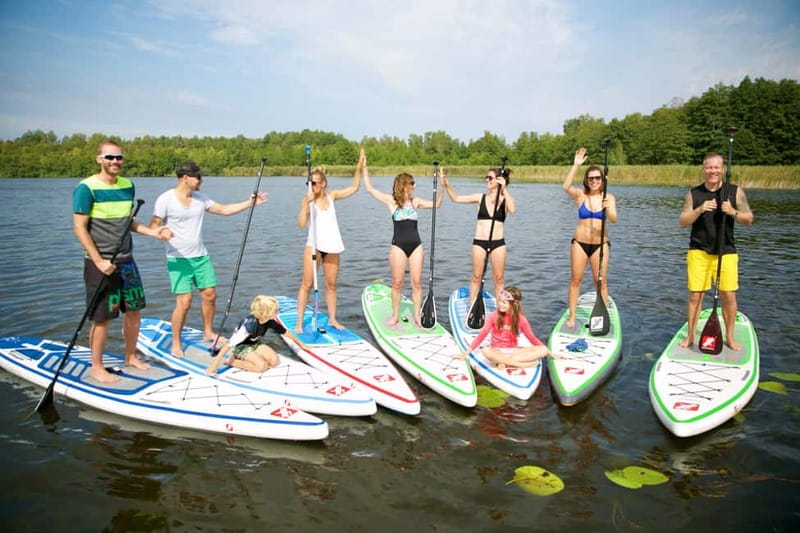 Leipzig: Cospudener Lake Stand-Up Paddleboard Course - Learning paddle strokes and steering on the water