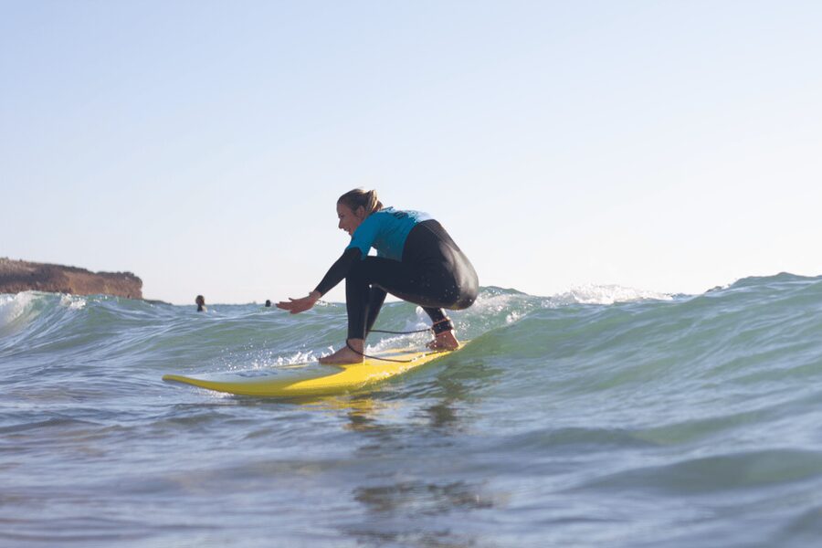 Lisbon Surf Class - About an Hour in the Atlantic